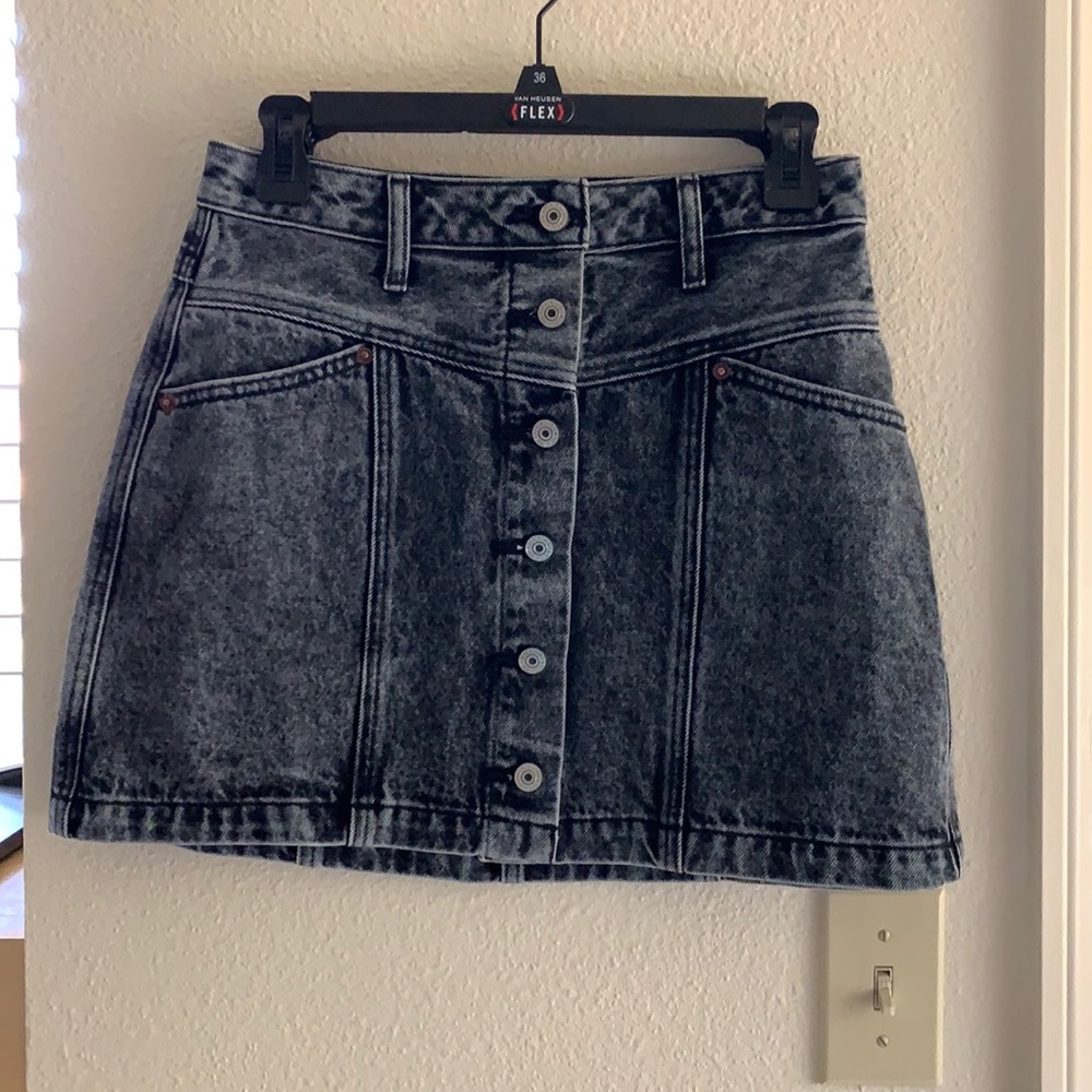 Abercrombie & Fitch Denim Black Skirt
